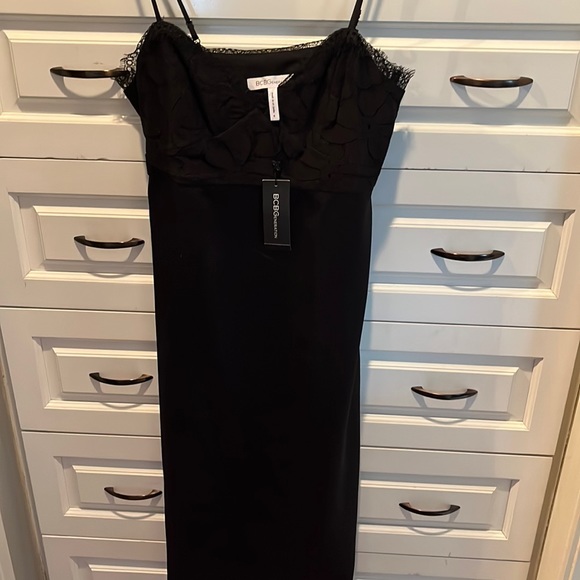 BCBG midi black dress- Brand new - Picture 1 of 9
